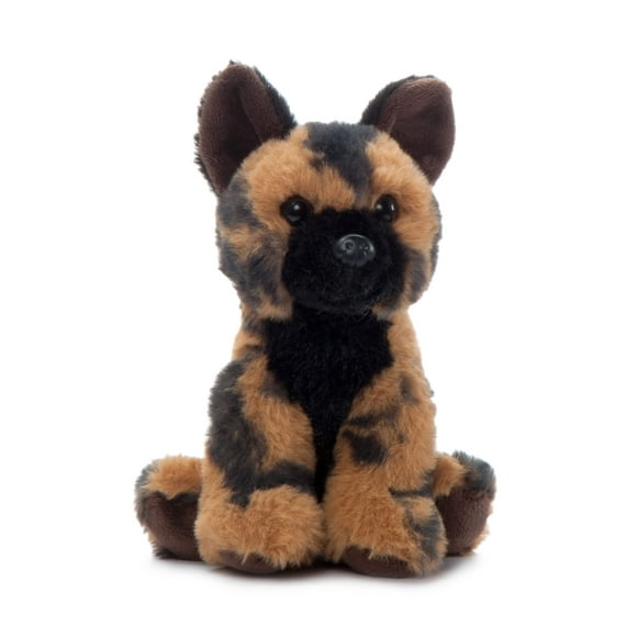 The Petting Zoo African Wild Dog Stuffed Animal Plushie, Gifts for Kids, Wild Onez Babiez Zoo Animals, Zoologee African Wild Dog Plush Toy 6 inches
