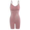 thumbnail image 4 of Clearance Sale 2025 Shapers Women Solid Suspender BodySuit High Waist Abdominal Shaping Button Chest Support Seamless Open Bottom Bodysuit, 4 of 5
