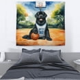 thumbnail image 3 of Happy Father's Day Newfoundland Playing Basketball with Best Dad Jersey Tapestry Newfie Dog Lover Gifts Wall Hanging Backdrop Home Decor - 13006, 3 of 5