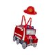 thumbnail image 4 of Traje divertido para niños con sombrero, disfraz de Halloween para juegos de rol. Camión de bomberos, 4 of 8