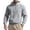 Light Gray, variant on IWRICH Mens Casual Cotton Hoodies Drawstring Quarter Zip Pullover Sweatshirts XL