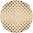 thumbnail image 1 of Ahgly Company Machine Washable Indoor Round Transitional Copper Brown Area Rugs, 7' Round, 1 of 7