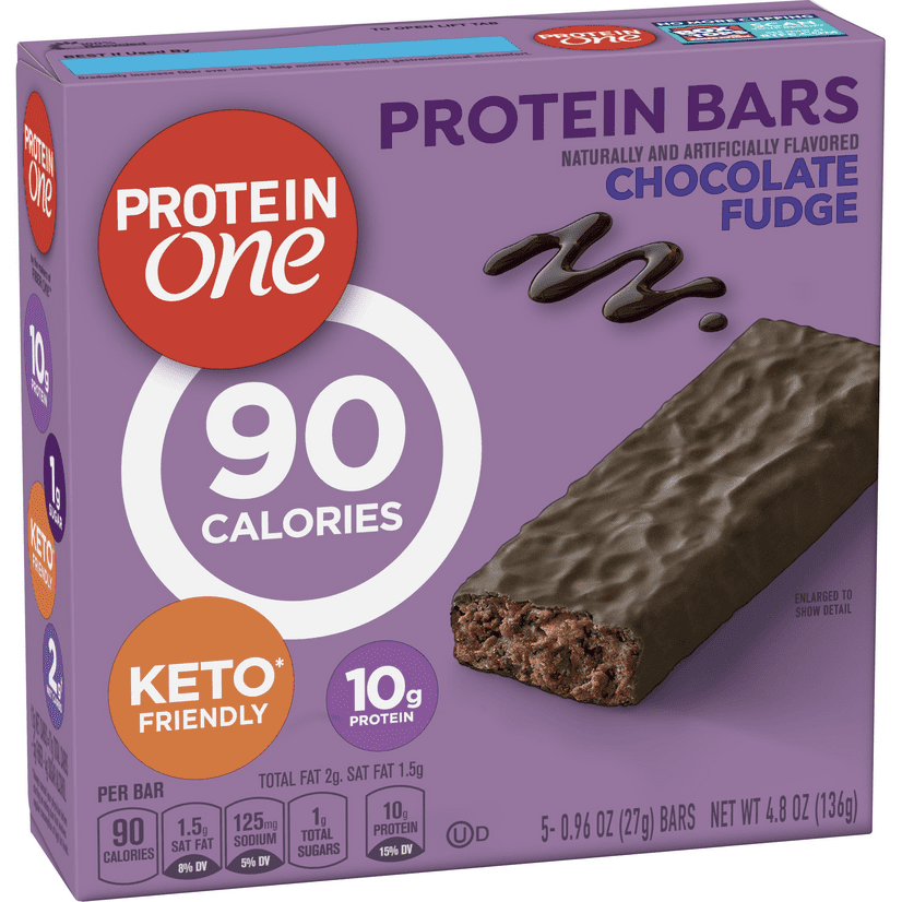 Protein One, Chocolate Fudge Protein Bars, Keto Friendly, 5 ct