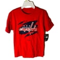 thumbnail image 3 of Reebok YOUTH Washington Capitals Short Sleeve T-Shirt Red MEDIUM, 3 of 4