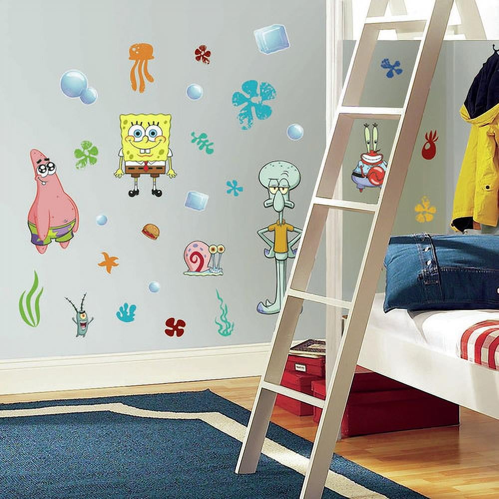 Lampshades Ideal To Match Spongebob Duvets & Bedding Wall Decals & Stickers. 