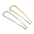 thumbnail image 5 of Unique Bargains 2 Pcs Hair Pin Fashion U-shaped Hair Hairpin for Women Gold Tone Silver Tone, 5 of 5