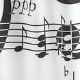 thumbnail image 4 of Collections Etc Sheet Music All-Over Music Note Graphics Lounge Pants, 4 of 4