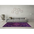 thumbnail image 3 of Ahgly Company Indoor Rectangle Persian Purple Traditional Area Rugs, 8' x 12', 3 of 4