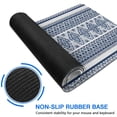thumbnail image 6 of Long Mouse Pads for Desk,Blue and White Geometric Striped Pattern Desk Mats on Top Of Desks, Desk Mouse Pad Extra Large with 3mm Non-Slip Base and Stitched Edge for Gaming,Office,Work,Home 31.5"x15.7", 6 of 6