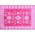 thumbnail image 1 of Ahgly Company Indoor Rectangle Geometric Pink Traditional Area Rugs, 4' x 6', 1 of 4