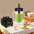 thumbnail image 3 of 2L Large Capacity Professional Commercial Blender, 2200W Juice Smoothie Machine with Stainless Steel Blade for Smoothies, Ice Crush, Frozen Drinks, Self-Cleaning (Black), 3 of 18