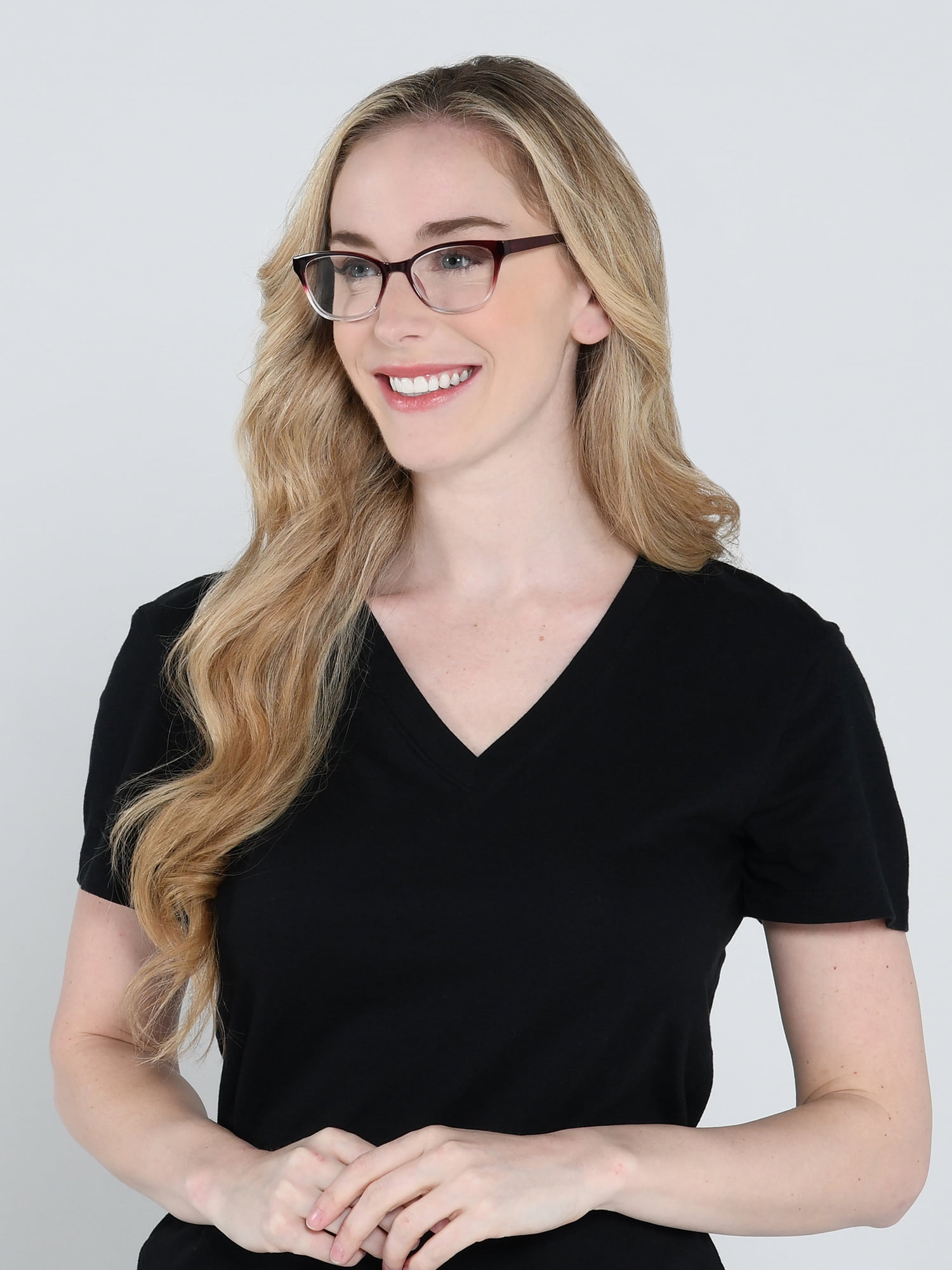 Foster Grant Pink Cat Eye Reading Glasses