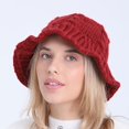 thumbnail image 6 of Women's Autumn And Winter Woolen Pot Hat Fashion And Cute Knitted Warm And Cold Fisherman Hat, 6 of 9