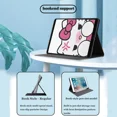 thumbnail image 3 of Funda de Hello Kitty para tableta, protector plegable de dibujos animados para iPad 2021, 10,2 pulgadas Pro 2018, 2020, 11 pulgadas, 5, 10 °, 10,9 pulgadas, 3 of 5