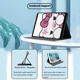 thumbnail image 3 of Funda de Hello Kitty para tableta, protector plegable de dibujos animados para iPad 2021, 10,2 pulgadas Pro 2018, 2020, 11 pulgadas, 5, 10 °, 10,9 pulgadas, 3 of 5