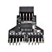 thumbnail image 3 of cablecc Motherboard 9pin USB 2.0 Header 1 to 2 Female Extension HUB Connector Adapter Port Multilier, 3 of 3