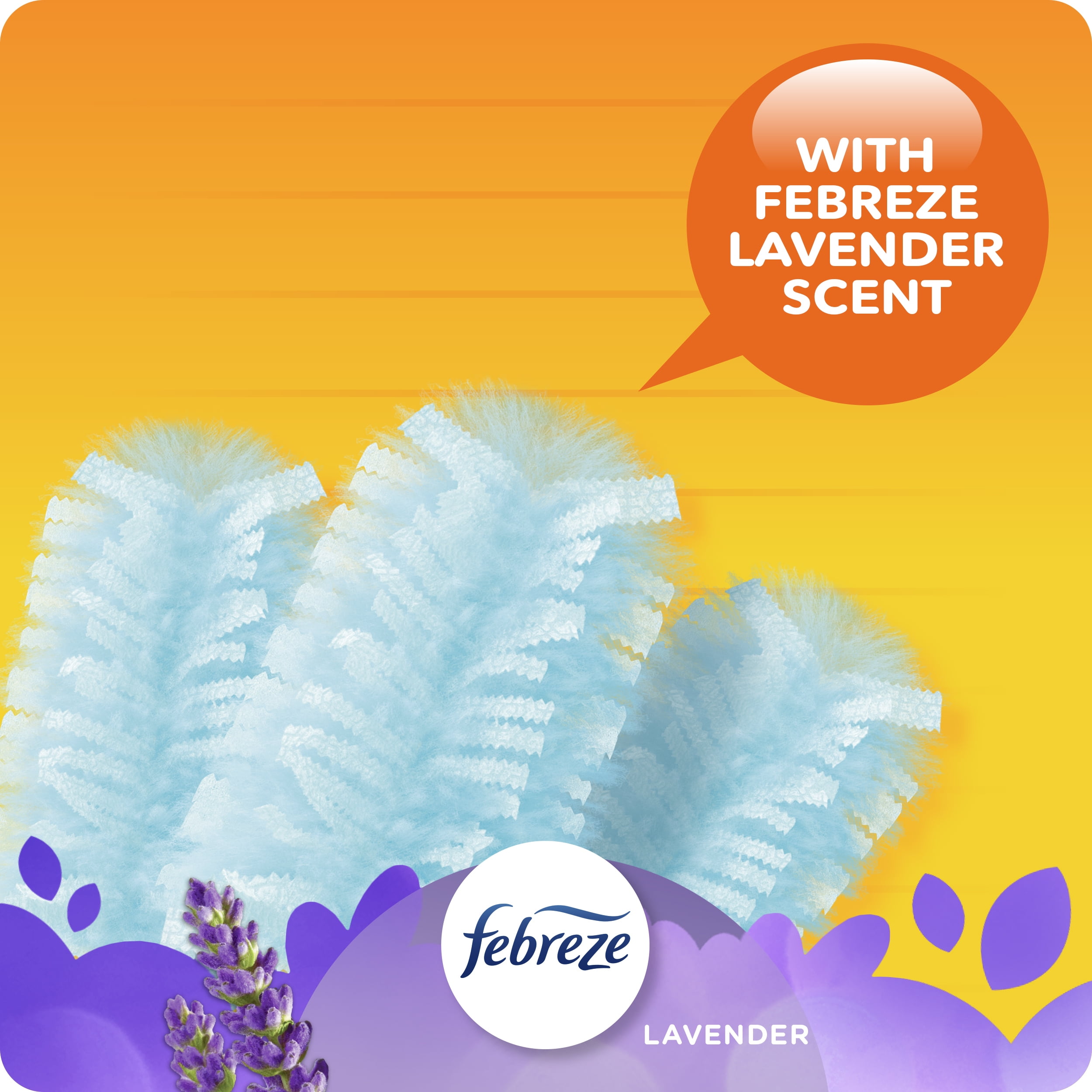 (2 pack) Swiffer Dusters Refill, Feather Duster Alternative, Lavender, 10ct