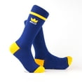 thumbnail image 5 of FunnyFeet Striped Dress Socks for Men, Blue, 5 of 5