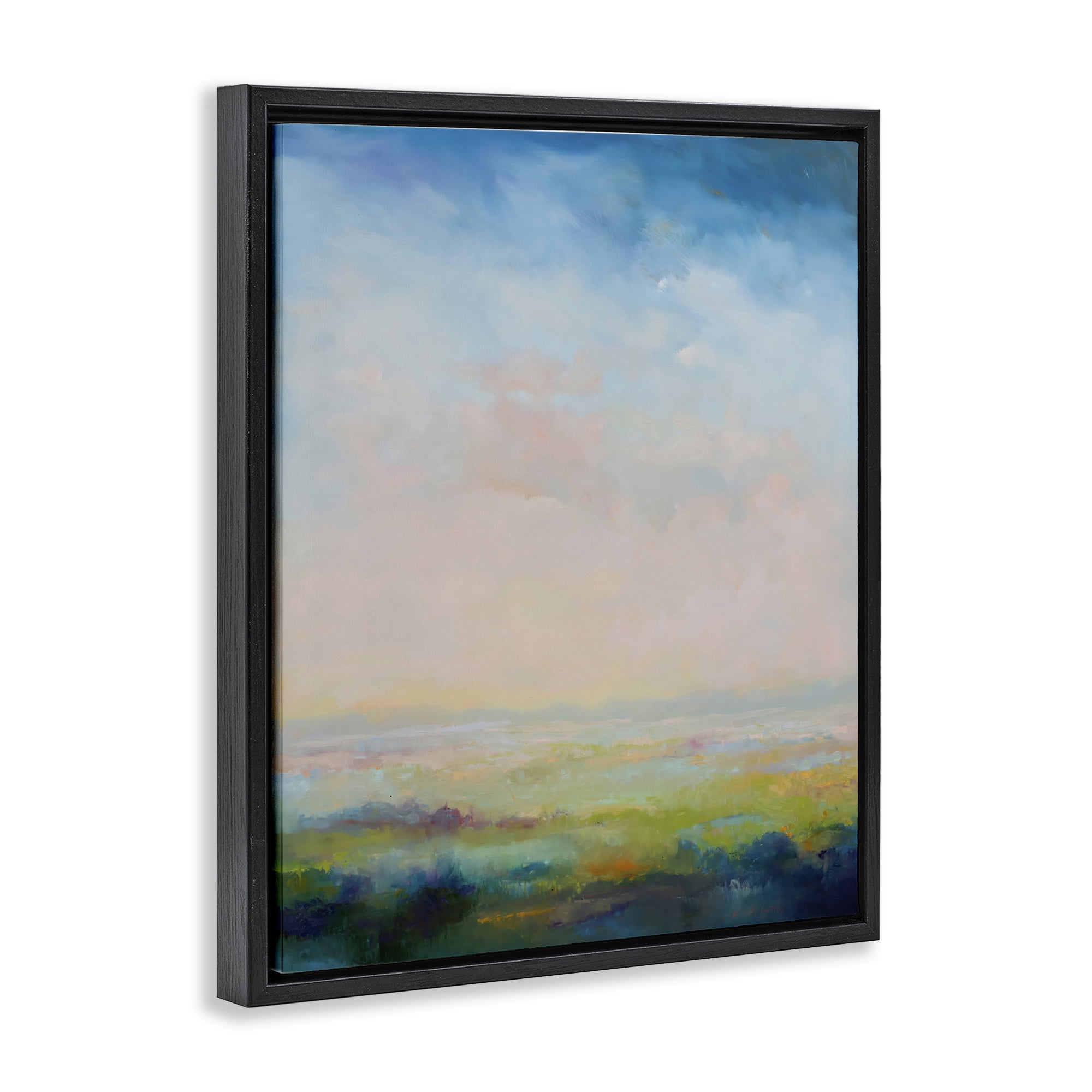 Stupell Industries Mystic Marsh Serenity Black Framed Floater Canvas Wall Art, design by William McCarthy