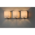 thumbnail image 5 of 11253SWSN Maxim Lighting Wrap-Bath Vanity-with Square Glass Shades-5.75 inches high-Satin Nickel Finish-3 Bulb Count, 5 of 5