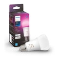 thumbnail image 1 of Bombilla LED Philips Hue Smart 75 W A19 blanca y color, paquete de 1, 1 of 8