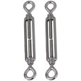 thumbnail image 1 of Scienceny 2 uds M12 OC acero inoxidable 304 tensor de cuerda de alambre de alta resistencia tensor de ojo de gancho ajustable Herramientas y ferretería Numero 3 Scienceny TO005570-03, 1 of 1