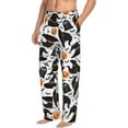 Mens Halloween Pajama Pants halloween hat Pattern Soft Comfy Sleep