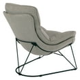 thumbnail image 4 of Ryedale Lounge Chair in Gray Fabric with Black Frame, 4 of 9