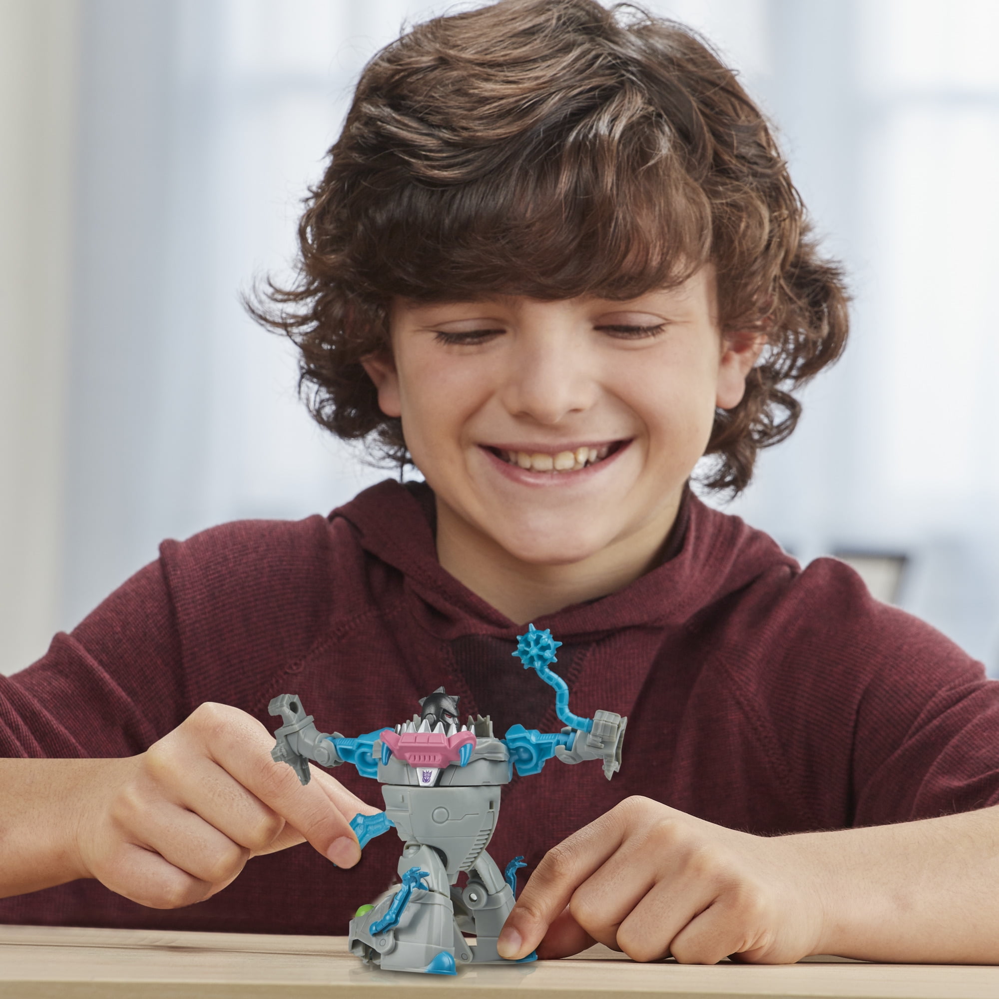 Transformers Cyberverse Action Attackers Warrior Class Gnaw Action Figure Set, 2 Pieces