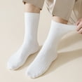 thumbnail image 6 of Sookeceks 6 Pairs Wool Crew Socks for Men, Soft Heat Storage Socks Mens Trouser Socks for Casual Dress Socks Size 7-11, 6 of 8