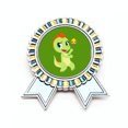 thumbnail image 1 of Dinosaurio unido amo Insignia broche Medalla ganadora, 1 of 3