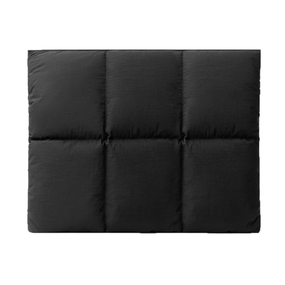 Comfyable Puffy Laptop Sleeve 13 Inch 14 Inch, Quilted Puffer Laptop Carrying Case Magnetic inner bag(black)