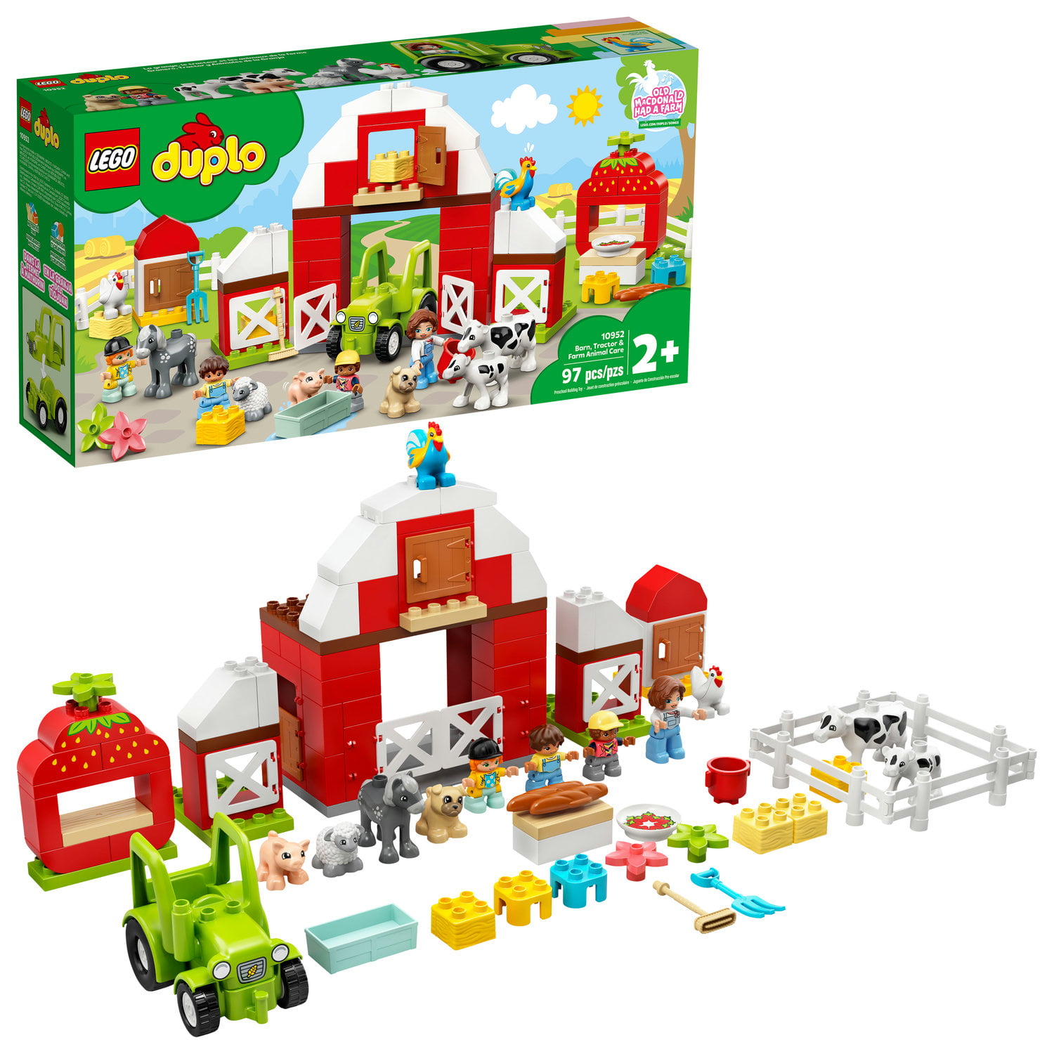 Lego Duplo RED HAY TROUGH FEEDING for FARM FARMER Zoo or Scoop Part for Truck 