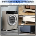 thumbnail image 6 of Ymokee Extendable Appliance Rollers, Mobile Washing Machine Base, Furniture Dolly with Wheels for Home, White, 6 of 7
