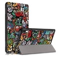 thumbnail image 1 of SaniMore for Amazon Fire HD 8 & 8 Plus (12th/10th Generation, 2022/2020) Case, Auto Sleep/Wake, Rugged PC Case with Tri-Fold Kickstand Shockproof Protective Case for Women Men, Graffiti, 1 of 8