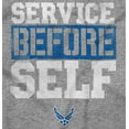thumbnail image 2 of US Airforce Service Before Self Long Sleeve TShirt Men Women Brisco Brands S, 2 of 6
