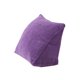 thumbnail image 3 of Cojín de espalda triangular de pana, desmontable y lavable, protección de cintura, almohada de cintura lisa, almohada de respaldo para oficina y coche, cojín de cintura, 3 of 5