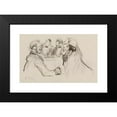 thumbnail image 2 of Georges Hugo 14x11 Black Modern Framed Museum Art Print Titled - Four Characters in a Cafe, 2 of 5