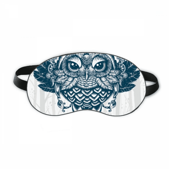 Queen Owl Forest Sleep Eye Shield Soft Night Blindfold Shade Cover