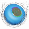 thumbnail image 1 of wonima11 Bluetooth Shower Speaker with LED – Portable Wireless Mini Speaker with Mic & Suction Cup, IPX4 Water Resistant for Shower, Travel, Pool, River Floating, and Outdoor Fun (Blue), 1 of 1