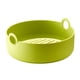 thumbnail image 4 of Recipiente Silicona para Freidora Aire Recipiente para Hornear en Microondas Cuencos para Ensalada Frutas (redondo Verde), 4 of 9