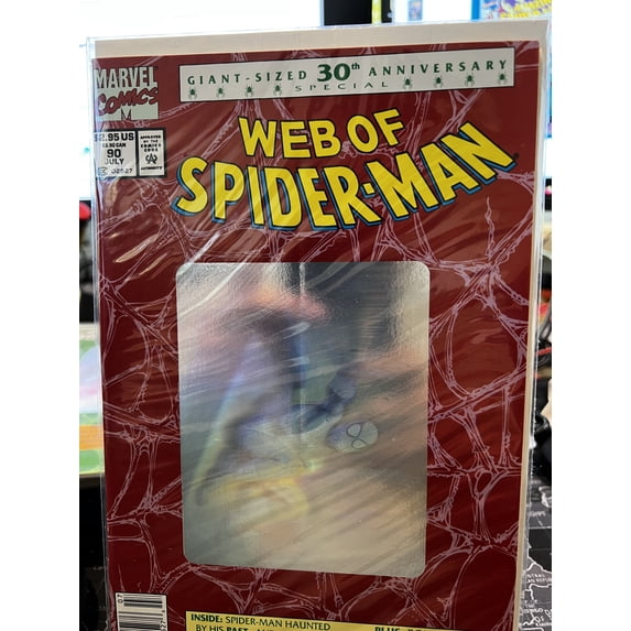 Web of Spider-Man #90 | Newsstand 1st Print Holo Spider-Man