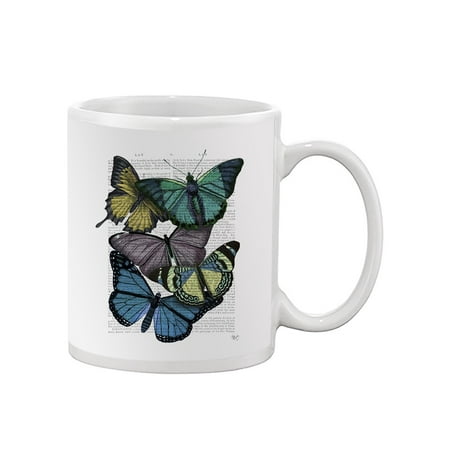 

Butterflies On Paper Iv Mug - Fab Funky Designs