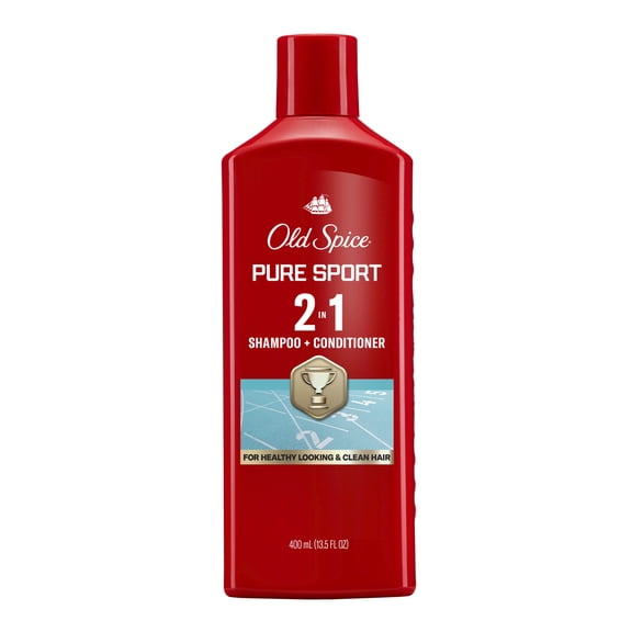 Old Spice Pure Sport 2in1 Mens Shampoo and Conditioner, 13.5 fl oz