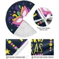 thumbnail image 2 of Coolnut Mardi Gras Christmas Tree Skirt Tree Skirt for Holiday Party Home Christmas Day Ornaments48", 2 of 6