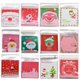 thumbnail image 2 of Bolsas de regalo de galletas de Navidad, 100 piezas, 10x10cm, Papá Noel, muñeco de nieve, bocadillos autoadhesivos, dulces, decoración navideña, 2 of 4