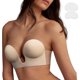 thumbnail image 1 of Plunge Sticky Bra Push Up,invisible Adhesive Bras,deep V Strapless No Show Bra Reusable For Wedding Dress, 1 of 5