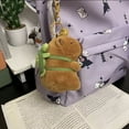 thumbnail image 1 of 10cm Capybara Plush Keychain Pendant Simulation Capibara Anime Fluffty Toy Doll, 1 of 4