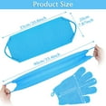 thumbnail image 7 of Exfoliating Shower Bath Gloves Back Scrubber Set for Body, Face, Shower, Bath, Scrub and Exfoliator (Pink), 7 of 7