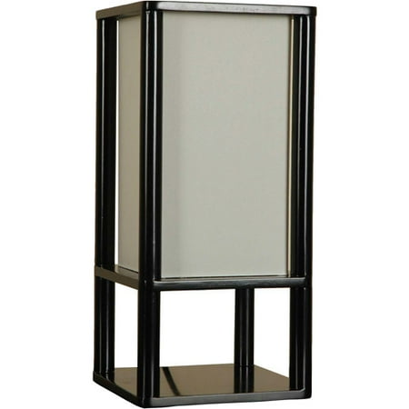 home trends black shelf table lamp walmart com